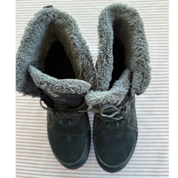 Columbia Winter Boots Womens 9 Minx Shorty Omni-Heat Black Faux Fur BL1593-010 - Picture 7 of 8